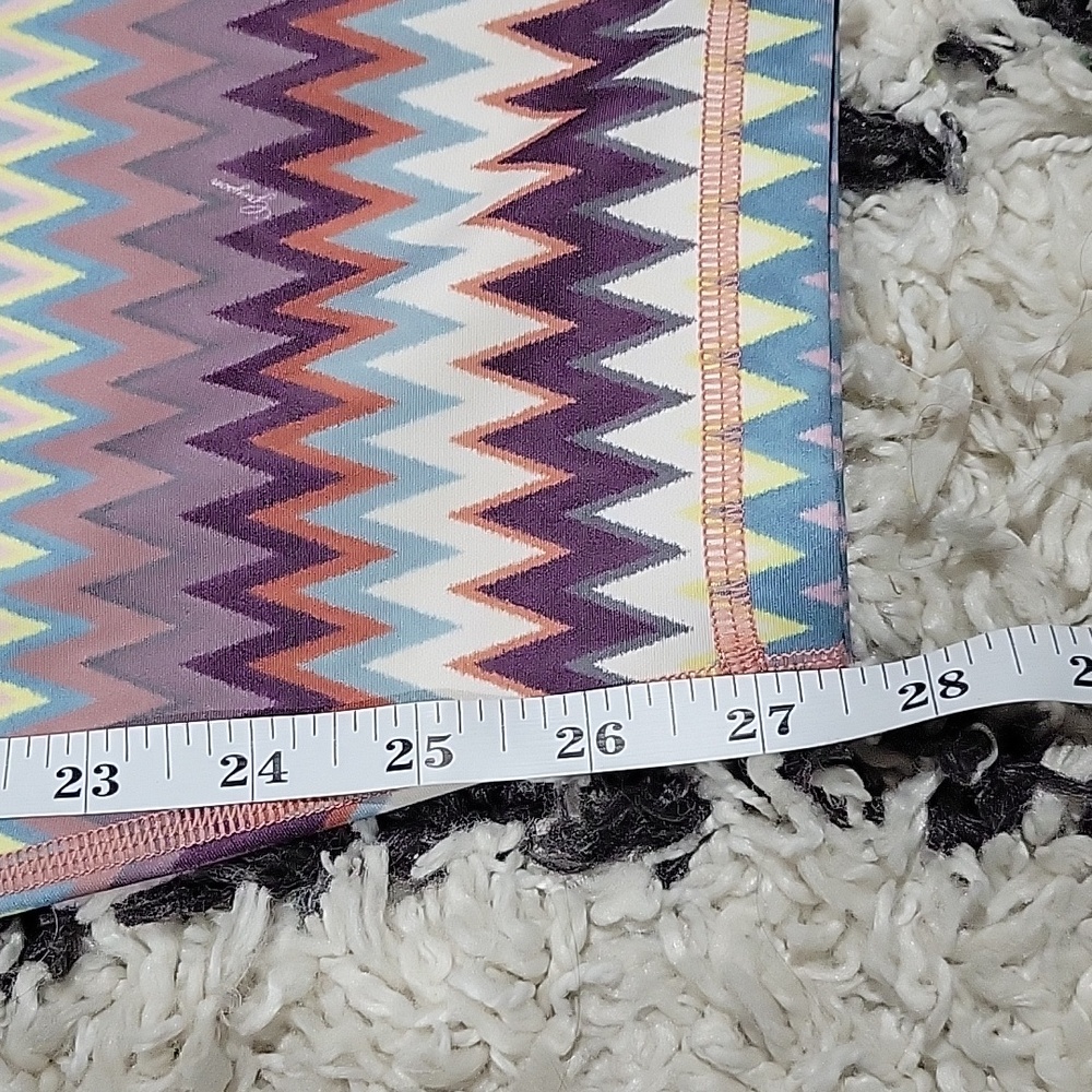 Greyson Womens Leggings Luna Canyon Peaks Print XL Multicolor | Athleisure - Picture 6 of 7